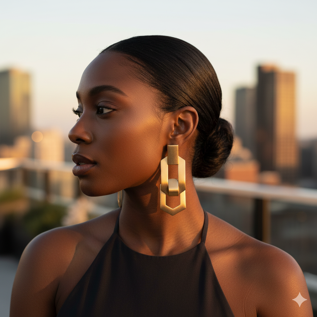 The Feather-Light Drop Earrings